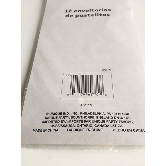 Unique Cupcake Wrapper Wedding Special Occasion White Laser-Cut12/pkg Lot of 4 - Picture 3 of 3